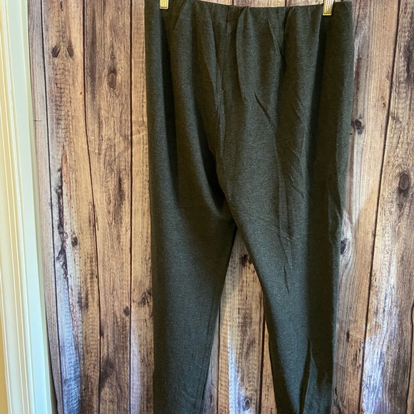 J Jill Size 1X Dark Gray Ponte Leggings - Picture 4 of 6
